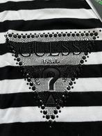Fijn gebreide zwart/wit gestreepte Guess sweater maat XS!, Maat 34 (XS) of kleiner, Ophalen of Verzenden, Zwart