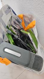 Xbox 360 + 2 controllers + 20 spellen, Spelcomputers en Games, Spelcomputers | Xbox 360, Ophalen, Met 2 controllers, 120 GB, Gebruikt