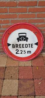 Antiek verkeersbord, Verzamelen, Merken en Reclamevoorwerpen, Ophalen of Verzenden, Gebruikt, Reclamebord