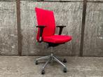 EN-1335 gekeurde ergonomische bureaustoelen - Rood stof, Ergonomisch, Gebruikt, Ophalen of Verzenden, Zwart