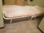 Inklap bare 1 persoons bed, 90 cm, Eenpersoons, Wit, Ophalen of Verzenden