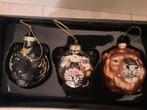 Kerstballen Leeuw, Tijger, Panter - Set van 3, Ophalen of Verzenden, Zo goed als nieuw