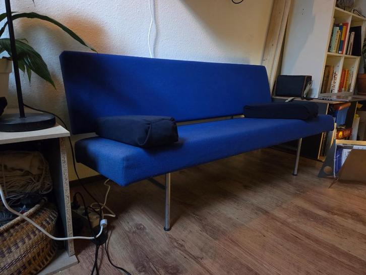 Dutch design bank, Huis en Inrichting, Banken | Bankstellen, Gebruikt, Rechte bank, Tweepersoons, 150 tot 200 cm, 75 tot 100 cm