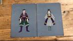 2x soort van knipkunst, Antiek en Kunst, Kunst | Overige Kunst, Ophalen of Verzenden