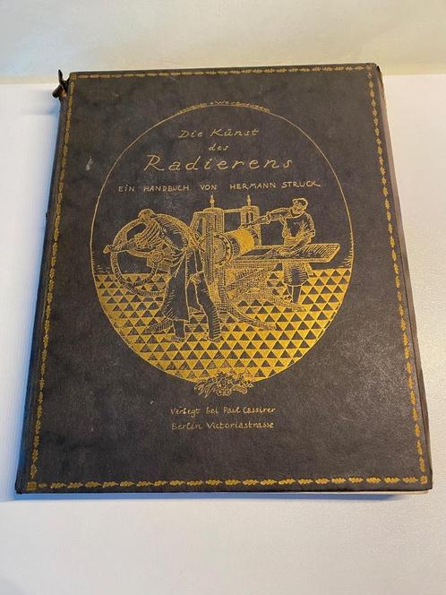 Boek: -Die Kunst Des Radierens- van Hermann Struck, Boeken, Kunst en Cultuur | Beeldend, Gelezen, Grafische vormgeving, Ophalen of Verzenden