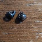 Antieke zilveren oorbellen, knopjes, Sieraden, Tassen en Uiterlijk, Antieke sieraden, Ophalen of Verzenden, Zilver, Oorbellen