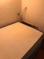 Boxspring Ikea, Huis en Inrichting, Ophalen, Tweepersoons, Grijs, 140 cm