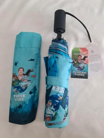Freek Vonk kinderparaplu - blauw - aluminium frame - Nieuw! beschikbaar voor biedingen