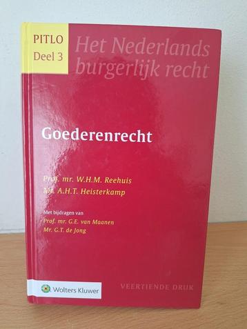 Pitlo Goederenrecht 14e druk beschikbaar voor biedingen