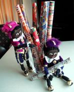 10 x oud sinterklaaspapier en 2 lijstjes met Sint en Piet, Diversen, Sinterklaas, Ophalen of Verzenden, Zo goed als nieuw