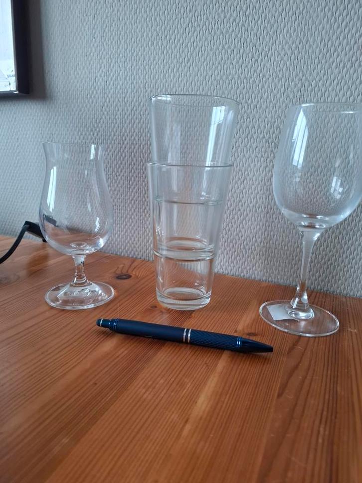 Stapelbare Glazen - 36 stuks Nieuw in Doos, Huis en Inrichting, Keuken | Keukenbenodigdheden, Nieuw, Ophalen of Verzenden