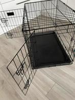 Bench. Hond. 76 x 47 x  54 zwart. 2 deuren., Dieren en Toebehoren, Hondenhokken, Ophalen, Zo goed als nieuw, 75 tot 110 cm, Minder dan 65 cm