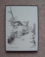 Pentekening prent P.C. Houbenstraat Munstergeleen Limburg, Ophalen of Verzenden