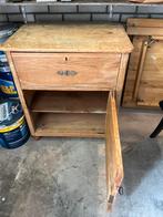 Oud Grenen Kastje, Huis en Inrichting, Ophalen, Minder dan 50 cm, Gebruikt, Met lade(s)