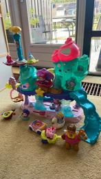 Vtech onderwaterwereld zeemeermin kasteel met popjes, Ophalen of Verzenden, Gebruikt, 2 tot 4 jaar