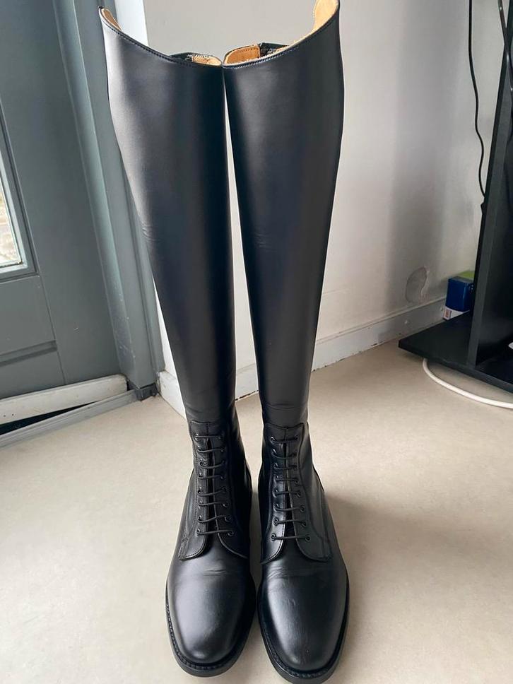 Te koop: leren nieuwe rijlaarzen Derby, Dieren en Toebehoren, Paardrijkleding, Nieuw, Schoeisel, Dressuur, Ophalen of Verzenden