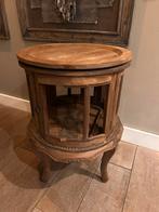 Theekastje sober rond met dienblad met schade, Antiek en Kunst, Antiek | Meubels | Kasten, Ophalen