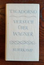 Adorno - Versuch über Wagner, Boeken, Filosofie, Ophalen of Verzenden, Zo goed als nieuw