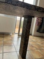 Granieten ontbijttafel, Huis en Inrichting, Tafels | Eettafels, Ophalen, Gebruikt, 100 tot 150 cm, 50 tot 100 cm