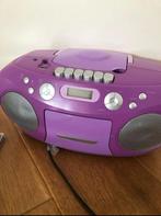 Draagbare cd en casette speler, Audio, Tv en Foto, Radio's, Ophalen, Zo goed als nieuw, Radio