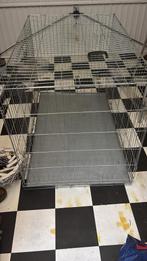 Hondenbench 120 lang x 75 breed en 80 hoog, Ophalen of Verzenden, Gebruikt