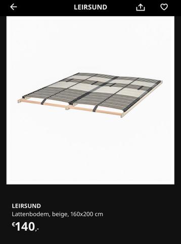 MALM Bed 160x200 cm - Wit met Lattenbodem - afbeelding 4