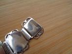 zilveren SIAM niello armband met dansers [579], Verzenden, Zo goed als nieuw, Zilver, Zilver