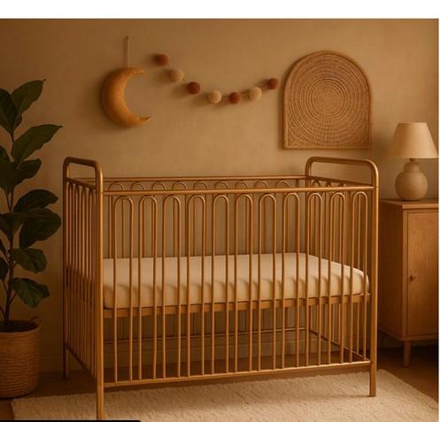 Colorfull home gouden ledikant 60x120, Kinderen en Baby's, Babywiegjes en Ledikanten, Gebruikt, Ledikant, Ophalen