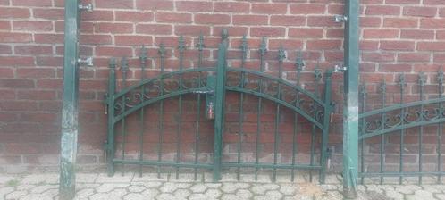 9,5 meter sierhek incl poortje, Tuin en Terras, Tuinhekken en Hekwerk, Zo goed als nieuw, Sierhekwerk, IJzer, Ophalen