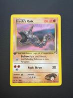 Brock's Onix [1st Edition] - 69/132 Pokemon Gym Heroes - D&P, Ophalen of Verzenden, Zo goed als nieuw, Losse kaart