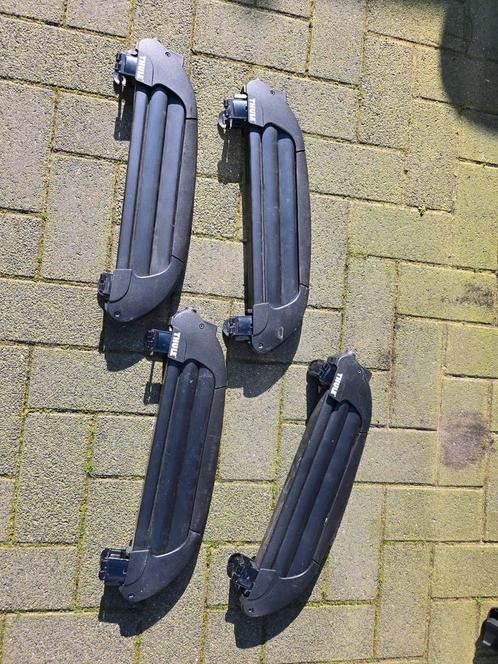 Thule Ski/snowboarddragers te koop (2sets), Auto diversen, Dakdragers, Ophalen of Verzenden