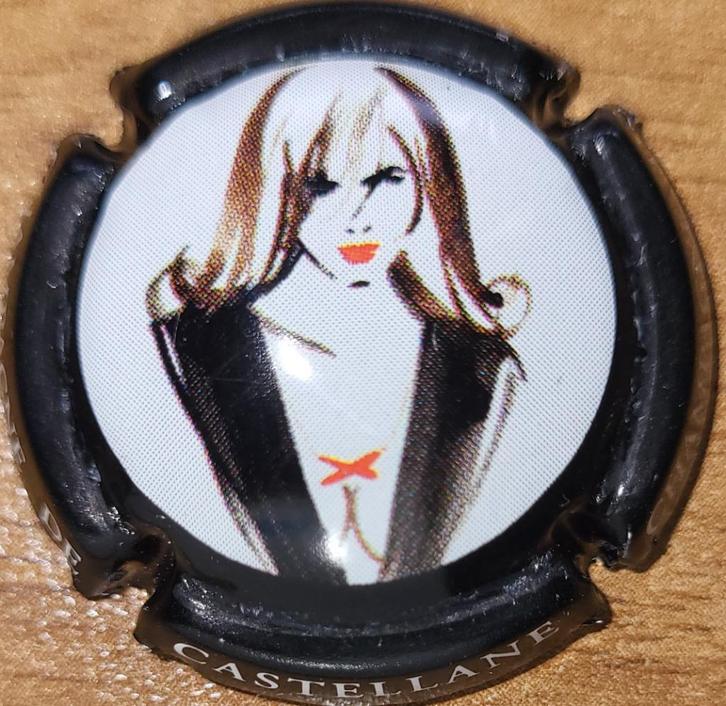 Champagnecapsule DE CASTELLANE Serie 16 nr.80, Verzamelen, Wijnen, Nieuw, Champagne, Frankrijk, Ophalen of Verzenden