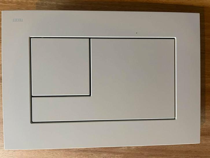 Tece Velvet drukplaat (voor inbouwreservoir) beige Arizona, Doe-het-zelf en Verbouw, Sanitair, Nieuw, Toilet, Ophalen of Verzenden