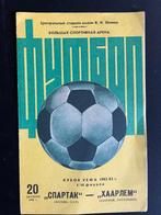 Programmaboekje Spartak Moskou - Haarlem uit 1982, Verzamelen, Ophalen of Verzenden, Zo goed als nieuw, Ajax