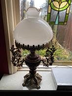 oude koperen olielampen, Ophalen