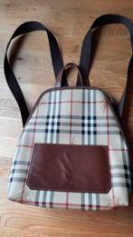 BURBERRY Haymarket Check vintage rugtas / rugzak., Overige merken, 25 tot 40 cm, Ophalen of Verzenden, Minder dan 30 cm