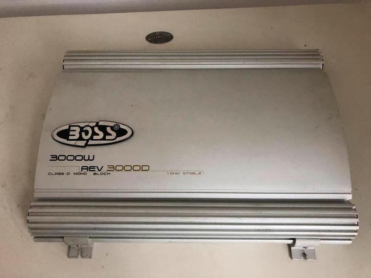 Boss REV3000D Versterker monoblock 1 kanaals, Auto diversen, Autospeakers, Zo goed als nieuw, Ophalen of Verzenden
