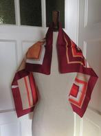 Vintage sjaal / rood  wit / jaren 60-70 Cravat Club / Tarvo, Persoonlijke verzorging, Ophalen of Verzenden