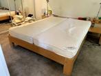 Auping Auronde 200x160 beuken met spiraalbodems, 2 motoren, Ophalen, Overige kleuren, Tweepersoons, 200 cm
