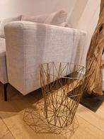 Gouden metalen design mand, Ophalen, Overige materialen, Mand, Zo goed als nieuw