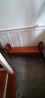 halbankje massief hout, Huis en Inrichting, Ophalen, Zo goed als nieuw