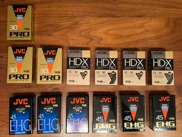 13 VHS compact tapes nieuw/ sealed