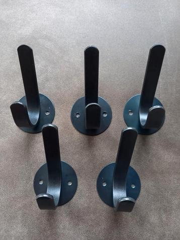 Mooie kapstokhaken  / kapstok haken / antraciet-zwart  beschikbaar voor biedingen
