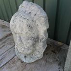 Stenen Tribal hoofd WS3 tuin beeld steen kunst Indiaan Azie, Ophalen of Verzenden