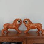Staffordshire Leeuwen Beelden - Set van Twee, Ophalen of Verzenden