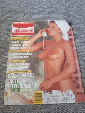 37.Aktueel 1986. Frans van Dusschoten. Marilyn Monroe. Dave  beschikbaar voor biedingen