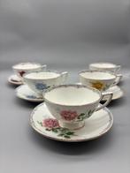 Set Royal York D.E. Kop en Schotels Roos, Antiek en Kunst, Antiek | Servies los, Ophalen of Verzenden