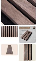 Binnen panelen 2.80 x 0.60 x 2.2 Nieuw, Ophalen of Verzenden, Nieuw, Hout, 20 tot 50 mm