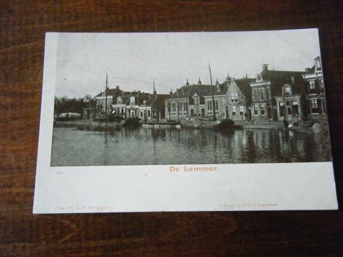 O32 - De Lemmer - Kade - Schepen - Mooi/ZEER oud, Verzamelen, Ansichtkaarten | Nederland, Friesland, Verzenden