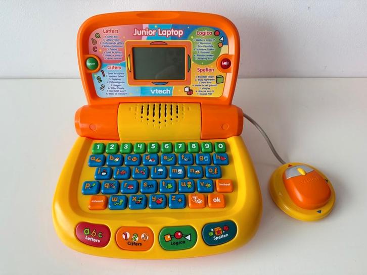 Tote 'n Go Laptop, speelgoed, junior laptop met muis / Vtech, Kinderen en Baby's, Speelgoed | Vtech, Zo goed als nieuw, 2 tot 4 jaar